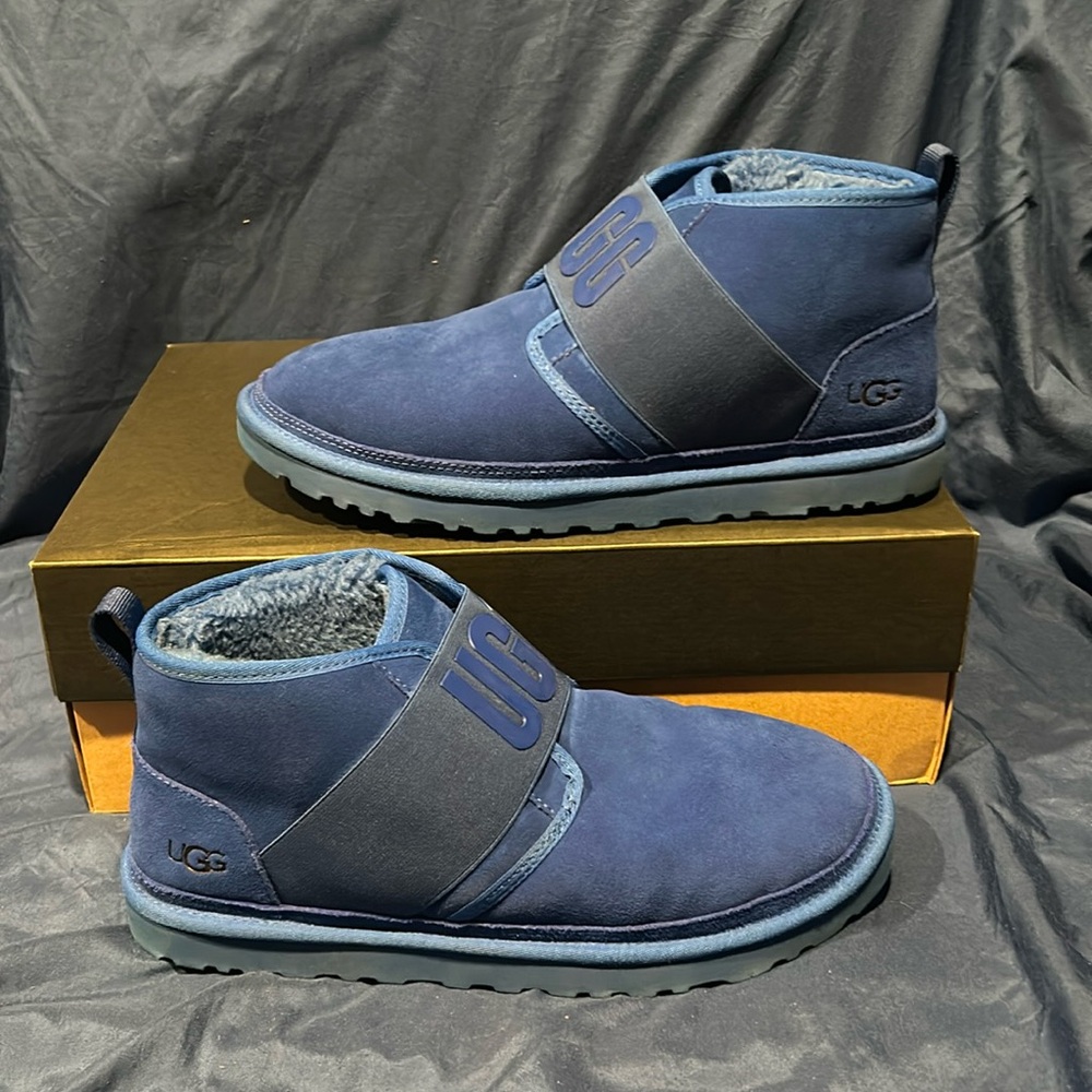 UGG Blue and Gray Men's Loafers